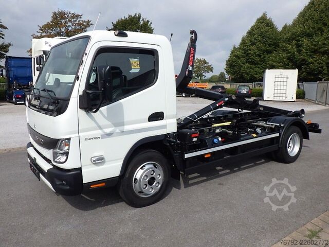 Transporter mit Kipper FUSO Canter 7 C 18 HIAB Abroller/AHK/Klima/LED/24 tkm