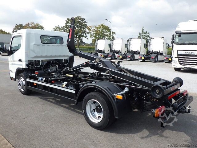 Transporter mit Kipper FUSO Canter 7 C 18 HIAB Abroller/AHK/Klima/LED/24 tkm
