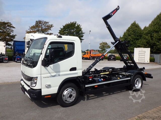 Transporter mit Kipper FUSO Canter 7 C 18 HIAB Abroller/AHK/Klima/LED/24 tkm