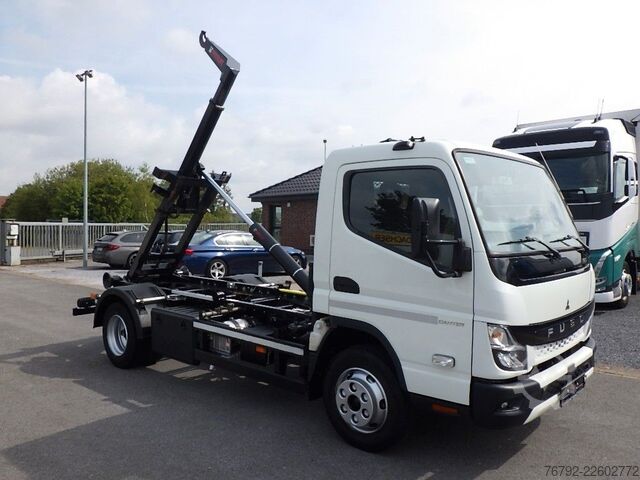 Transporter mit Kipper FUSO Canter 7 C 18 HIAB Abroller/AHK/Klima/LED/24 tkm