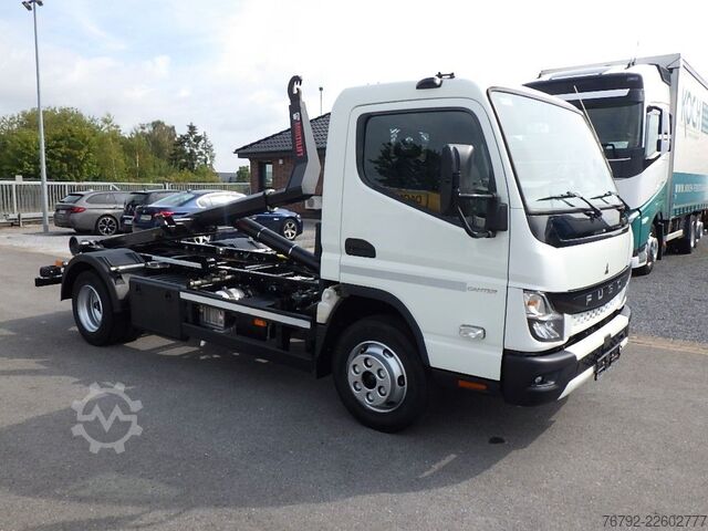 Transporter mit Kipper FUSO Canter 7 C 18 HIAB Abroller/AHK/Klima/LED/24 tkm
