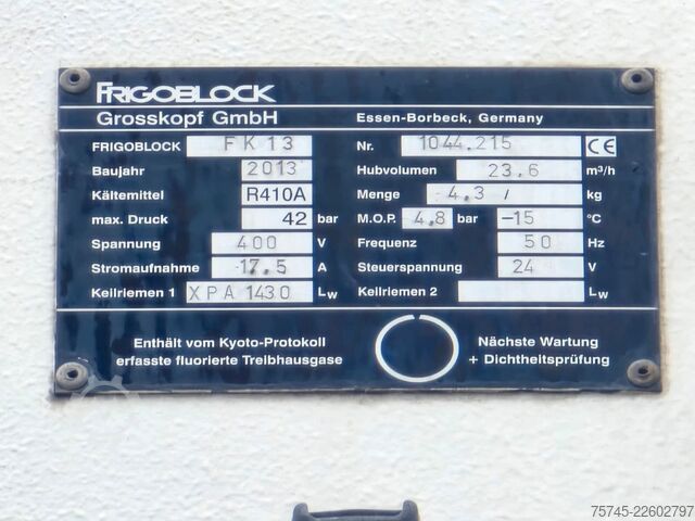 Refrigerated truck VOLVO FM420*FRIGOBLOCK*VOLLLUFT*PALFINGER LBW  2.5T*