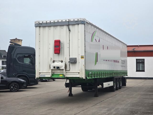 Open semitrailer with tarp KRONE SD * PR.+PL. * SAFETY ROOF * BPW * LIFT *