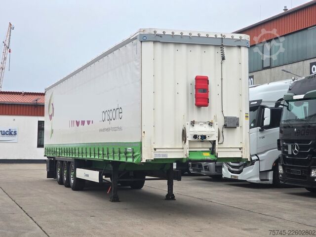 Open semitrailer with tarp KRONE SD * PR.+PL. * SAFETY ROOF * BPW * LIFT *