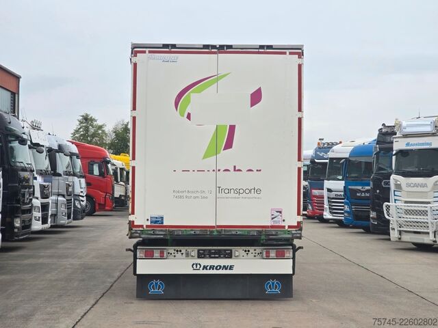 Open semitrailer with tarp KRONE SD * PR.+PL. * SAFETY ROOF * BPW * LIFT *