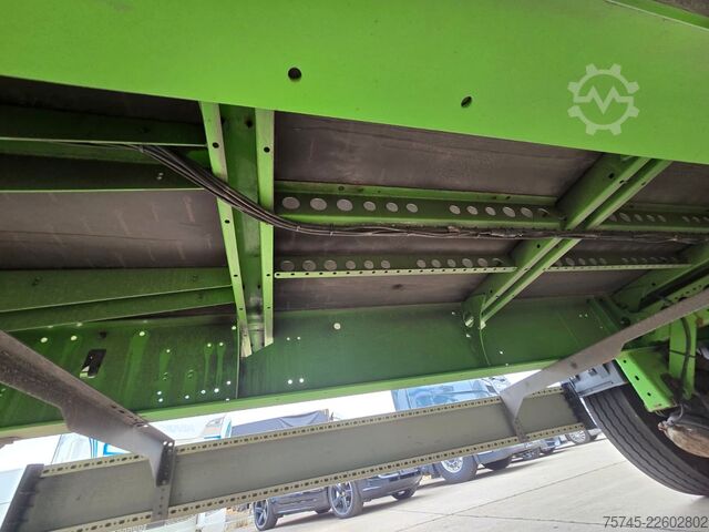 Open semitrailer with tarp KRONE SD * PR.+PL. * SAFETY ROOF * BPW * LIFT *