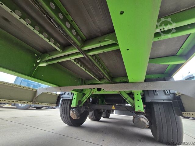 Open semitrailer with tarp KRONE SD * PR.+PL. * SAFETY ROOF * BPW * LIFT *