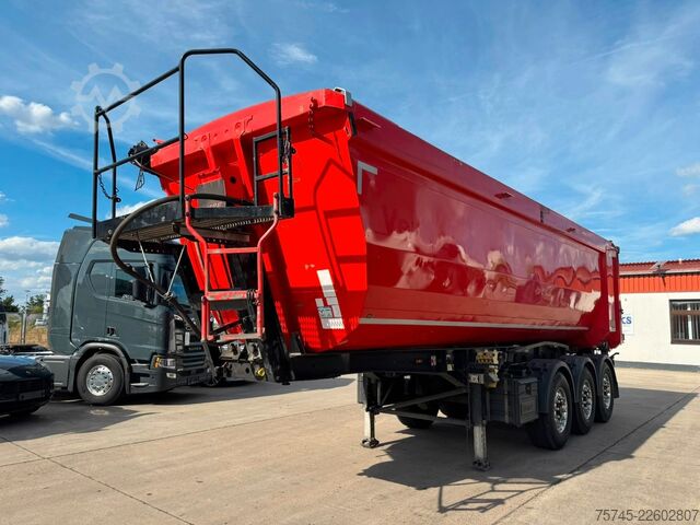 Tipper semitrailer KEMPF SKM 35/3 * HARDOX * ALCOA * LIFTACHSE *STAHL*TÜV