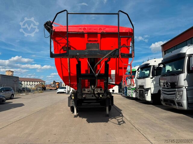 Tipper semitrailer KEMPF SKM 35/3 * HARDOX * ALCOA * LIFTACHSE *STAHL*TÜV