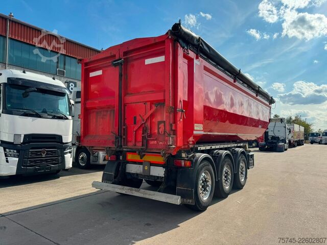 Tipper semitrailer KEMPF SKM 35/3 * HARDOX * ALCOA * LIFTACHSE *STAHL*TÜV