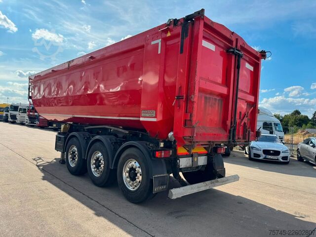 Tipper semitrailer KEMPF SKM 35/3 * HARDOX * ALCOA * LIFTACHSE *STAHL*TÜV