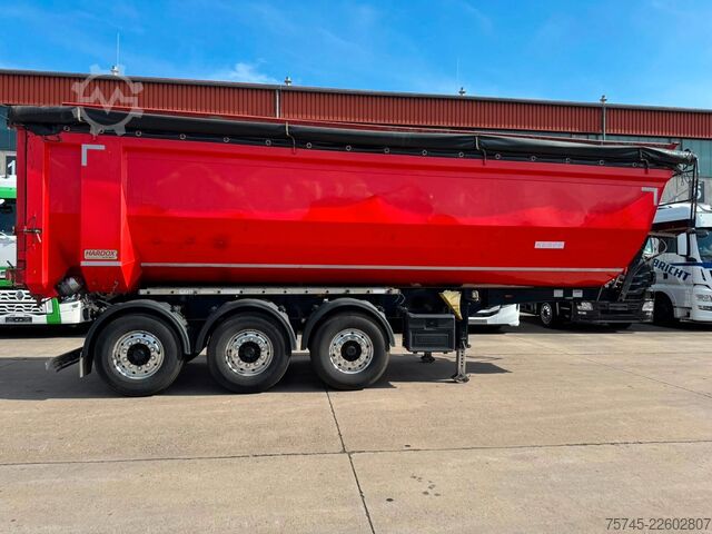 Tipper semitrailer KEMPF SKM 35/3 * HARDOX * ALCOA * LIFTACHSE *STAHL*TÜV