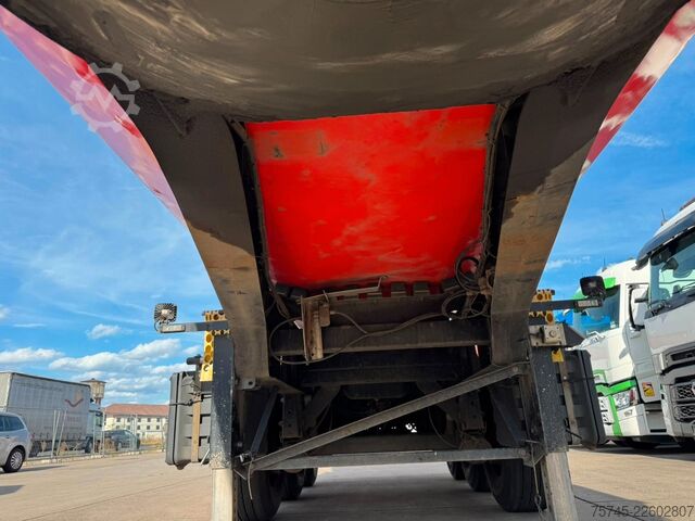 Tipper semitrailer KEMPF SKM 35/3 * HARDOX * ALCOA * LIFTACHSE *STAHL*TÜV