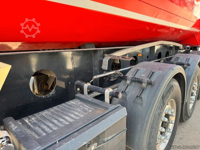 Tipper semitrailer KEMPF SKM 35/3 * HARDOX * ALCOA * LIFTACHSE *STAHL*TÜV