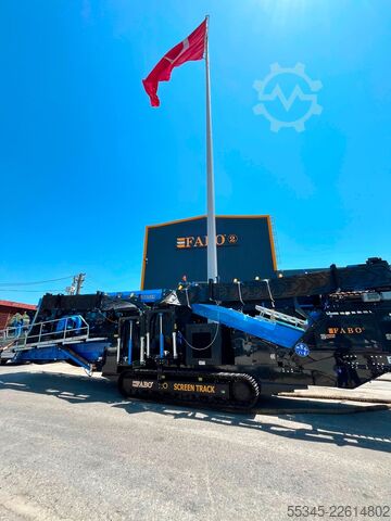 Screening Machine FABO Tracked Screening Plant Mobile Screening Plant FTS-1560