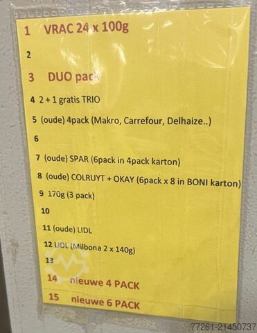 Sealed cups dual packer TECMA SEALED CUPS DUAL PACKER x2, x4, x6 PACK CARTON