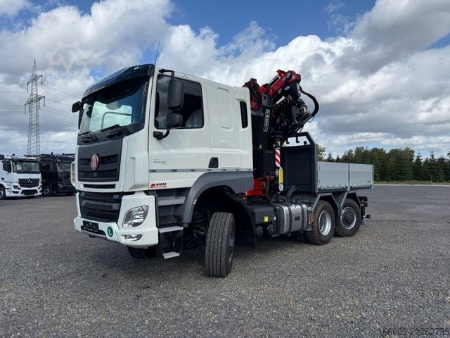 Heavy-duty truck Tatra 6x6x6 Phoenix Kran Fassi F545 + Fly JIB