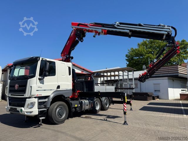 Heavy-duty truck Tatra 6x6x6 Phoenix Kran Fassi F545 + Fly JIB