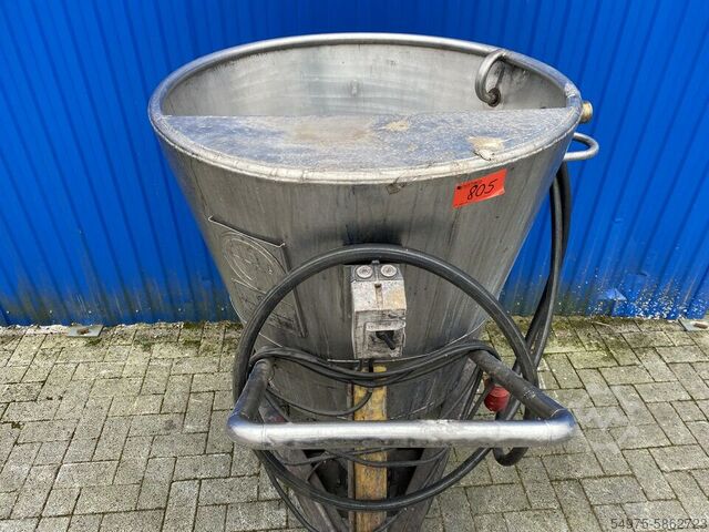 Edelstahlbehälter Rührwerksbehälter Tank  10524