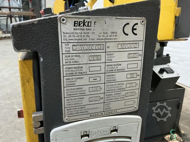 Bandsägemaschinen  Beka-mak BMSY 700x360 CGH 2016 Beka-mak 