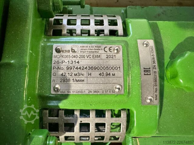 Hochdruckpumpe KSB KSB MCPK150-125-200 VX LXM