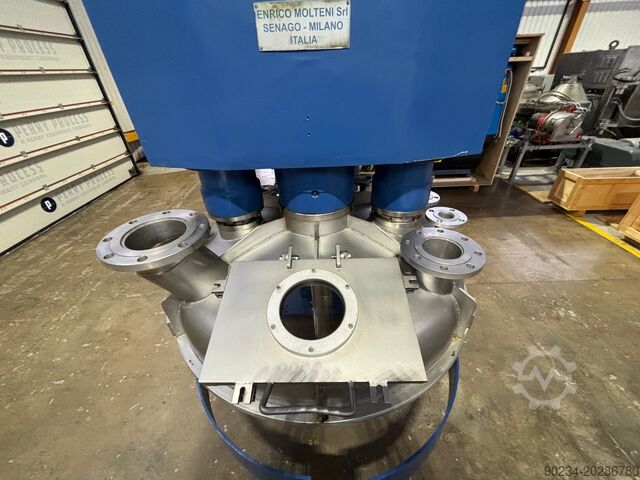Used 700 Litre Molteni Model MPME700SV-TDS Stainless Steel Triple Action Vacuum Mixer Molteni MPME700SV-TDS