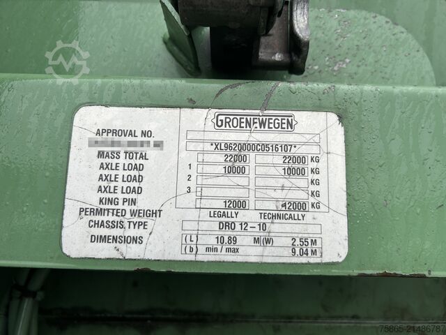 Box body Groenewegen DRO-12-10 B / City / Box / Loadlift 2000 kg / A...