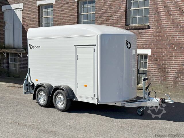 Box trailer Debon CHEVAL LIBERTE DEBON C500 ALU ROADSTER WEISS +SEITENTÜR