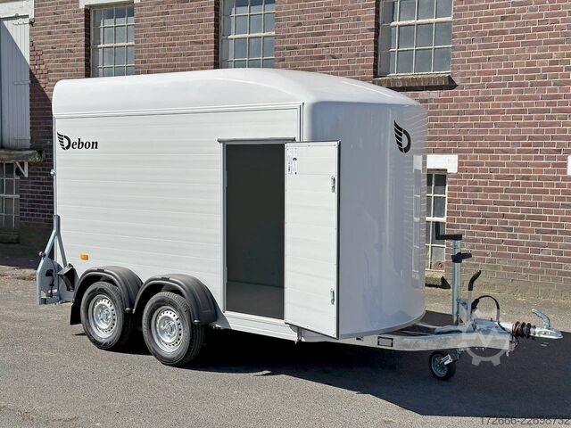 Box trailer Debon CHEVAL LIBERTE DEBON C500 ALU ROADSTER WEISS +SEITENTÜR