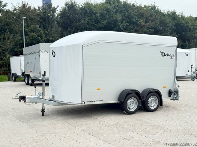 Box trailer Debon CHEVAL LIBERTE DEBON C700 ALU ROADSTER WEISS +SEITENTÜR