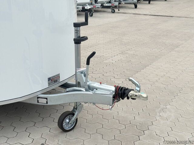 Box trailer Debon CHEVAL LIBERTE DEBON C700 ALU ROADSTER WEISS +SEITENTÜR