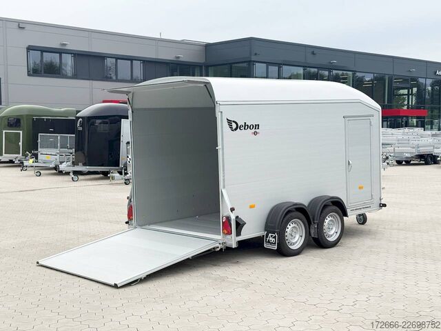 Box trailer Debon CHEVAL LIBERTE DEBON C700 ALU ROADSTER WEISS +SEITENTÜR