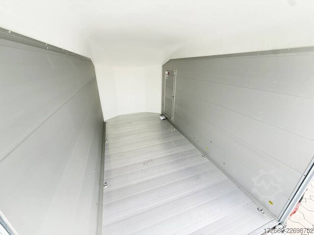 Box trailer Debon CHEVAL LIBERTE DEBON C700 ALU ROADSTER WEISS +SEITENTÜR