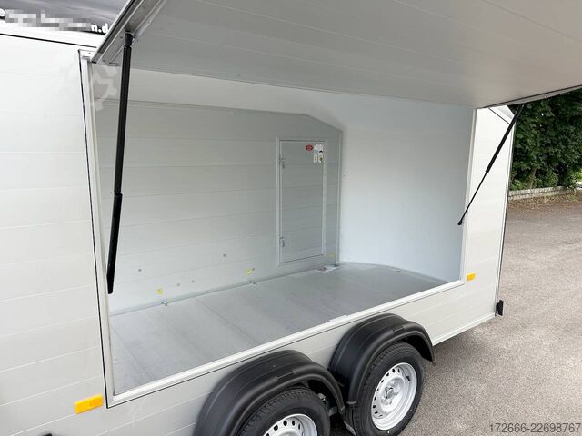 Box trailer Debon CHEVAL LIBERTE DEBON C700 ALU ROADSTER SCHWARZ +SEITENKLAPPE +SEITENTÜR