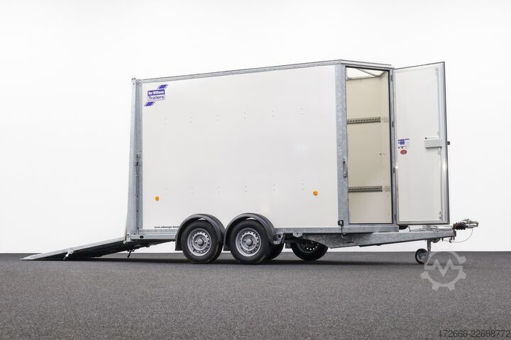 Box trailer Ifor Williams BV 105G | HECKRAMPENKOMBI 300X147X214CM 2700KG KOFFERANHÄNGER
