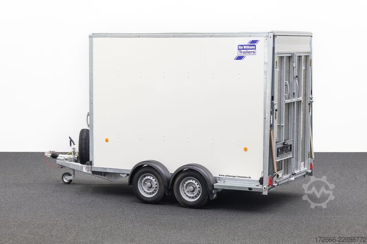 Box trailer Ifor Williams BV 105G | HECKRAMPENKOMBI 300X147X214CM 2700KG KOFFERANHÄNGER