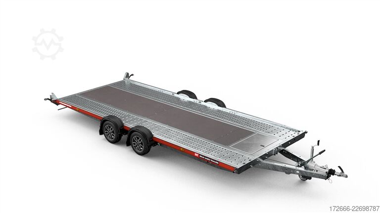 Car carrier van Brian James Trailers A 130-5521-35-2-12 TRANSPORTER 550X210CM 3500KG AUTOTRAILER | ROT
