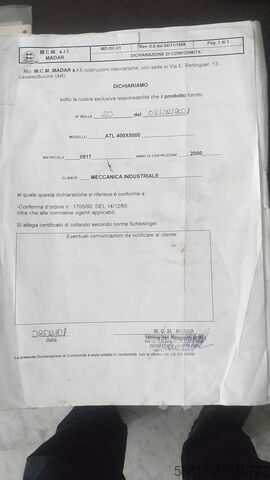 Schulungs-CNC-Drehmaschine MCM  tour apprentissage ATL 400 X 5000 CNC FAGOR