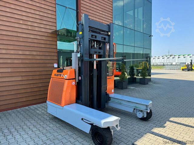 4-way forklift Hubtex DQ45 G //LPG//Triple//Only 1116 hours !