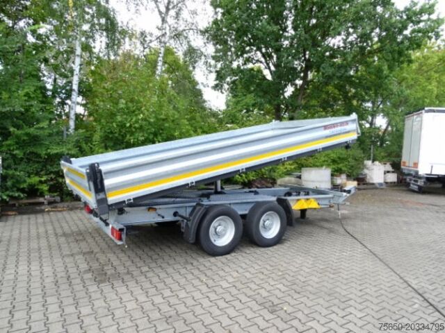 Tipper trailer Möslein TTG 11 Verzinkt neuer Tandem 3- Seitenkipper Tieflader-- Neufahrzeug --