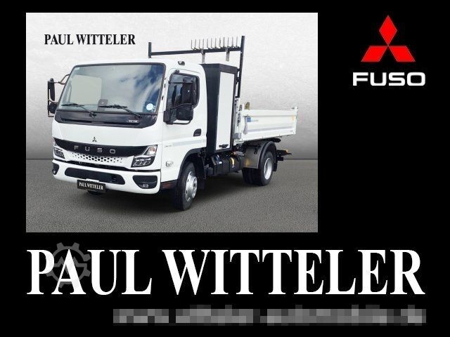 Dreiseitenkipper FUSO Canter 7C18 Meiller-Trigenius-Kipper + Gerätebox