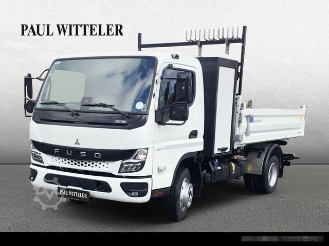 Dreiseitenkipper FUSO Canter 7C18 Meiller-Trigenius-Kipper + Gerätebox