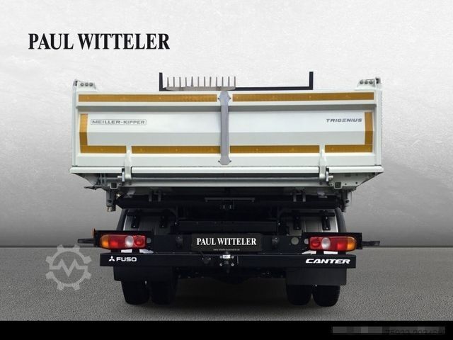Dreiseitenkipper FUSO Canter 7C18 Meiller-Trigenius-Kipper + Gerätebox