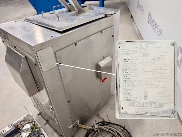 Automatischer Fleischwolf / Mühle K+G Wetter AW D114