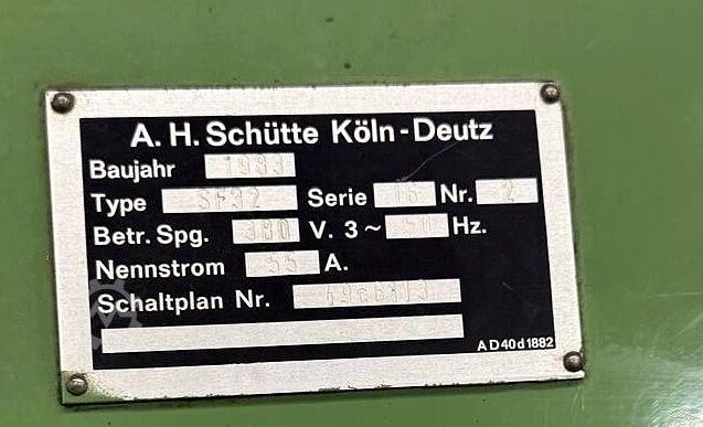 Multi-spindle machine Schütte SF 32