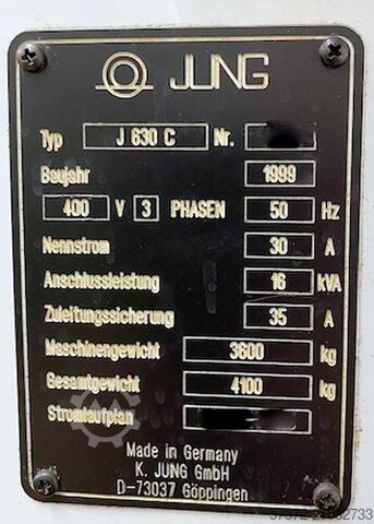 CNC Flachschleifmaschine Jung J 630 C