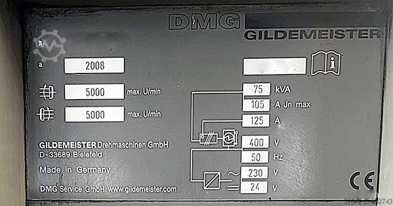 CNC Dreh- und Fräszentrum Gildemeister GMX 250S linear