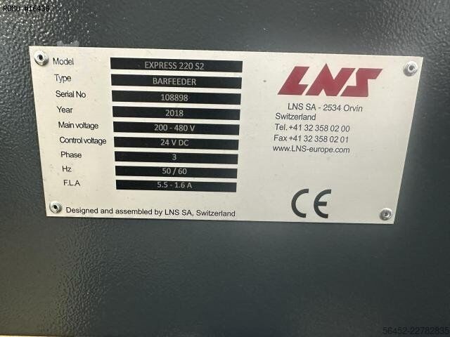 Stangenlademagazine LNS EXPRESS 220 S2