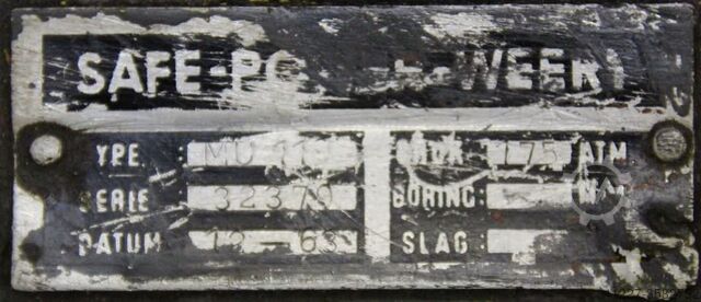 Hydraulikzylinder SAFE-POWER-WEERT Hub 1020 mm