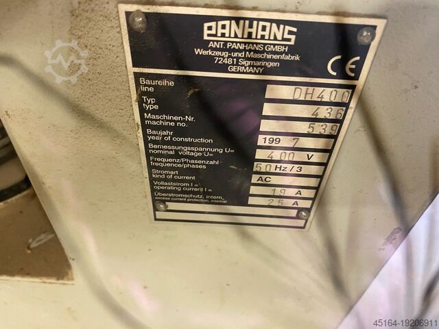 Dickenhobelmaschine Panhans 436